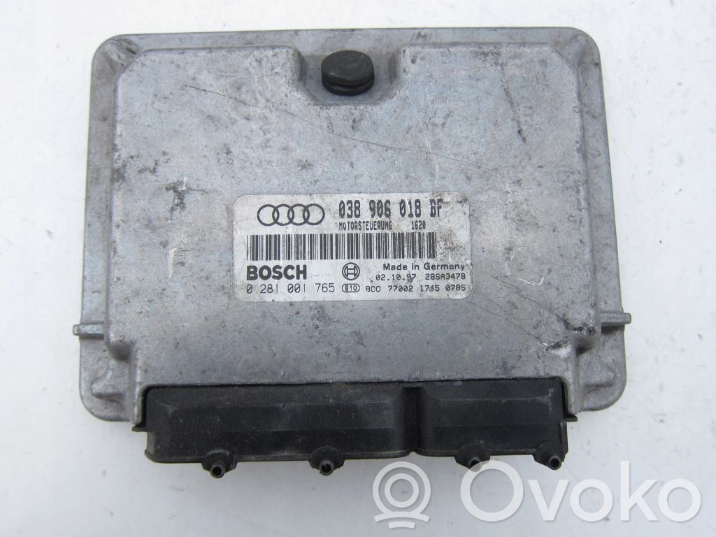 Engine control unit/module   038906018BF,0281001765