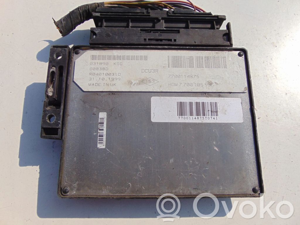 Renault Clio II Engine control unit/module 