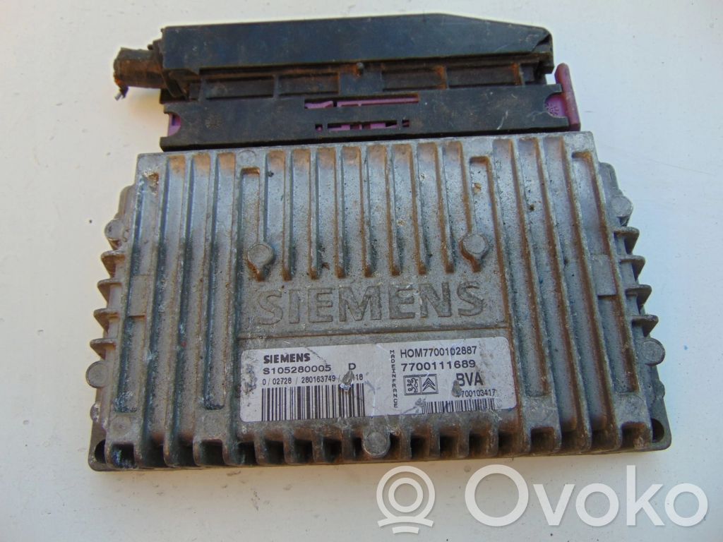 Renault Clio II Engine control unit/module 