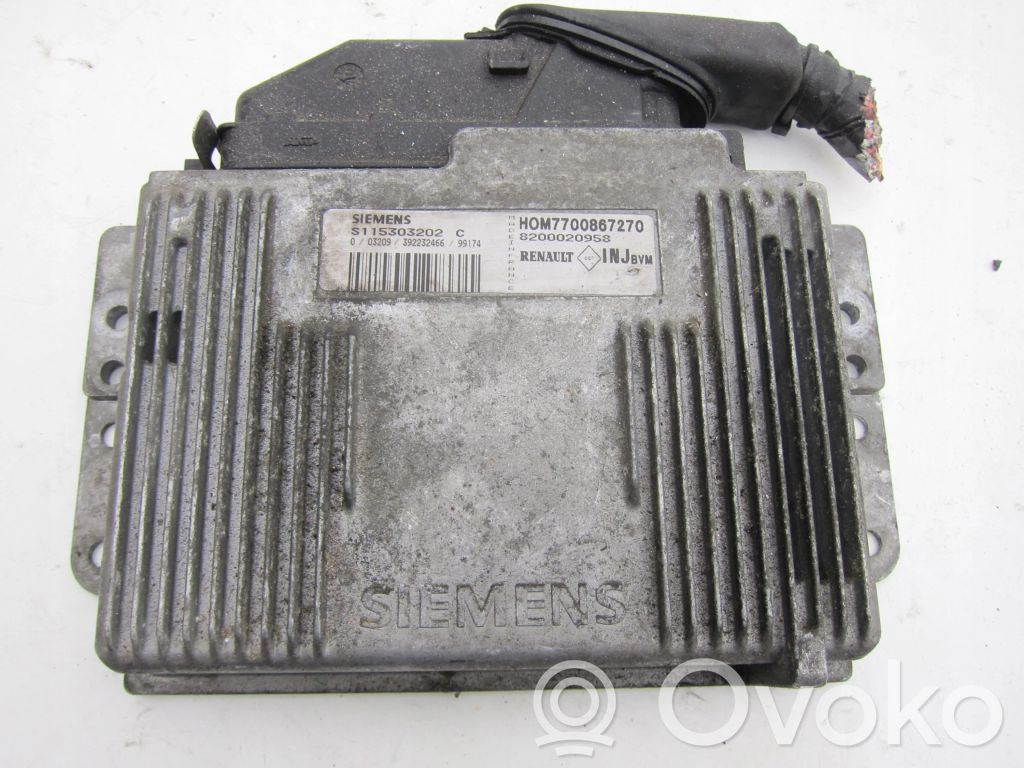 Renault Clio II Engine control unit/module 
