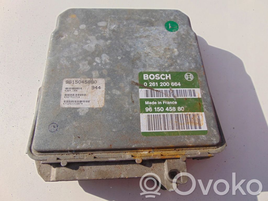 Engine control unit/module   9615045880,0261200664