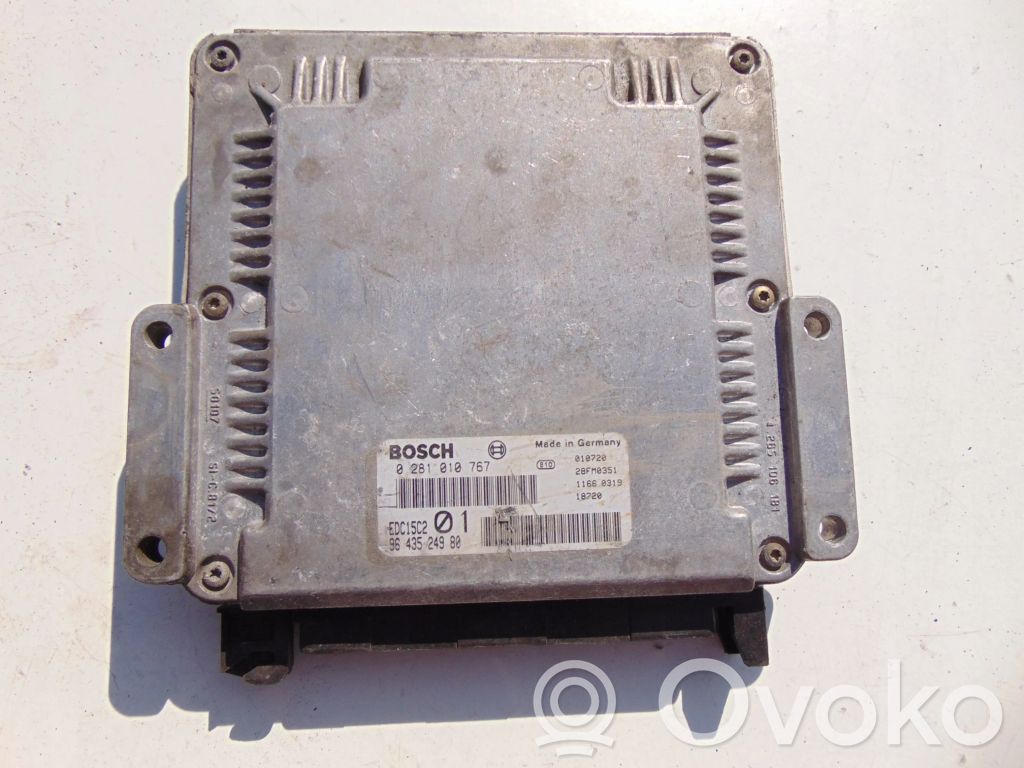 Engine control unit/module   9643524980,0281010767