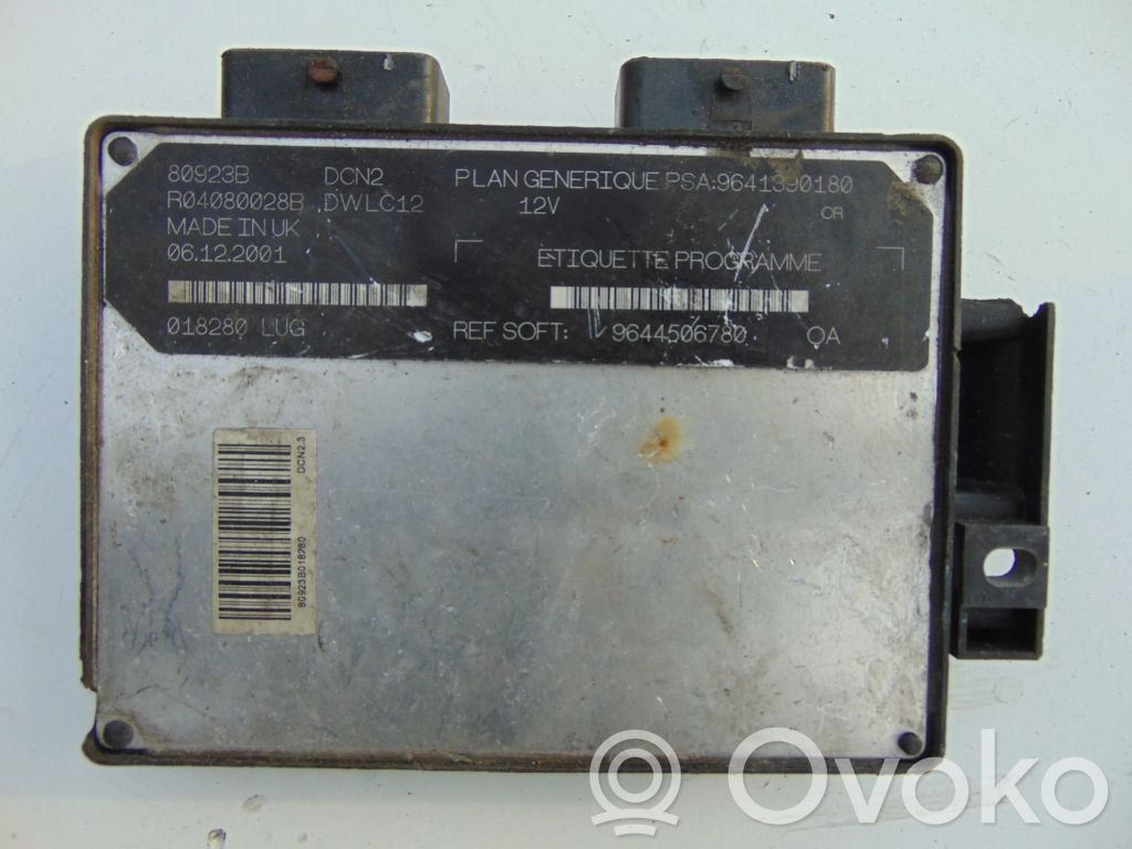 Engine control unit/module   9641390180,9644506780