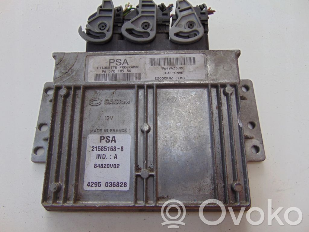Citroen C3 Engine control unit/module 