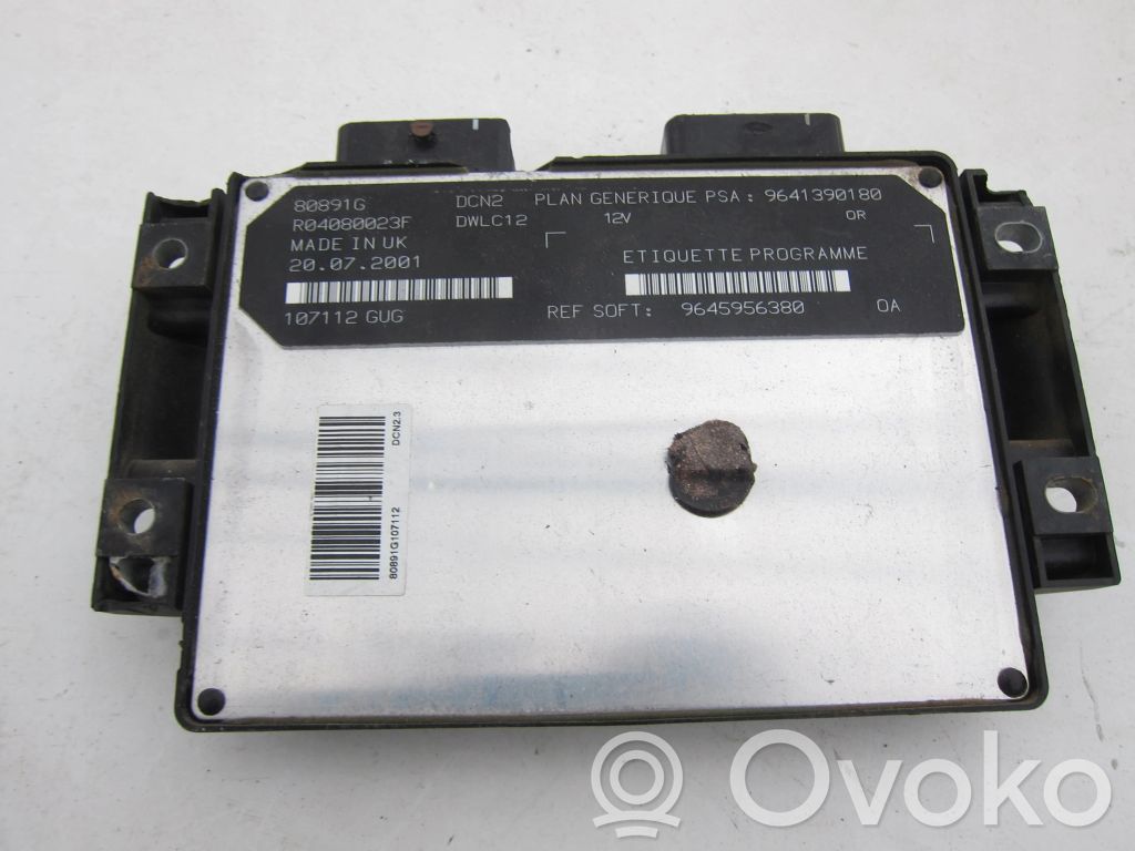 Engine control unit/module   9641390180,9645956380