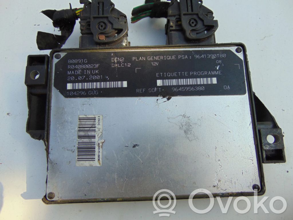Engine control unit/module   9641390180,9645956380