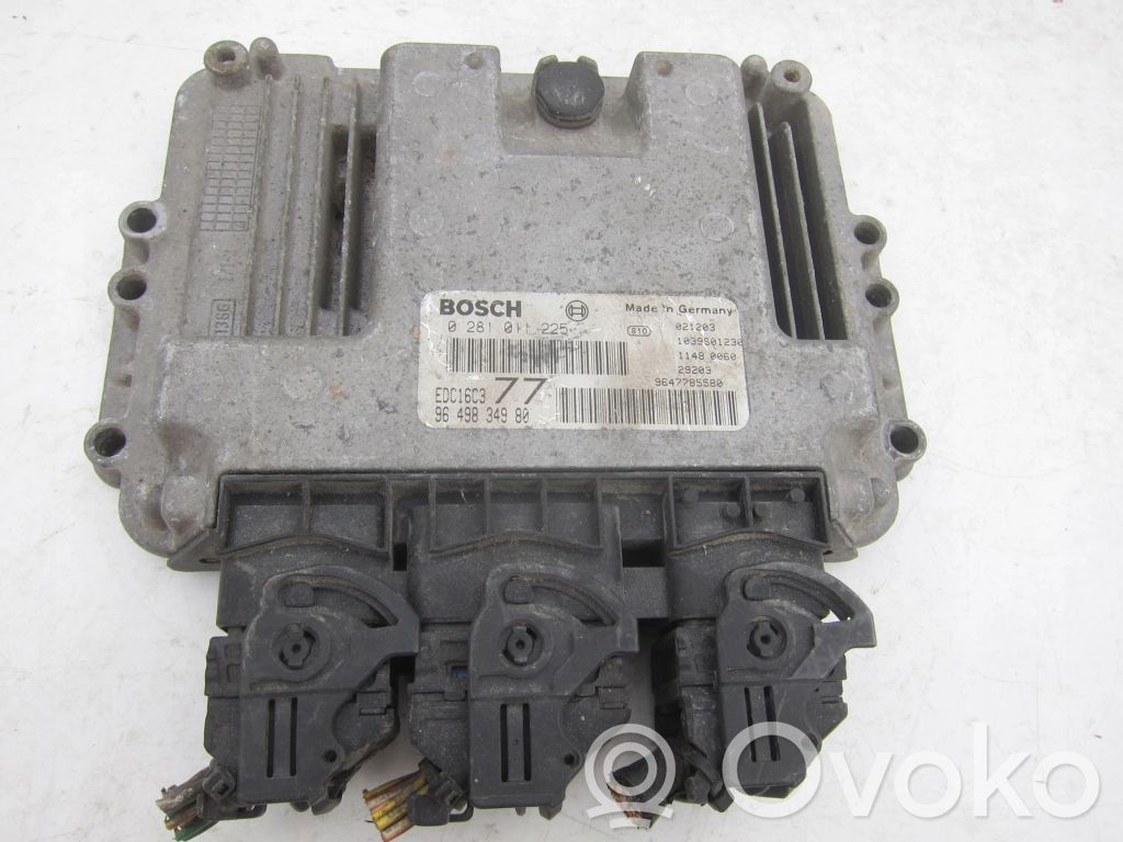 Peugeot 206 Engine control unit/module 