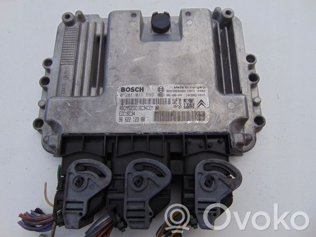 Engine control unit/module   9662212380,0281011559