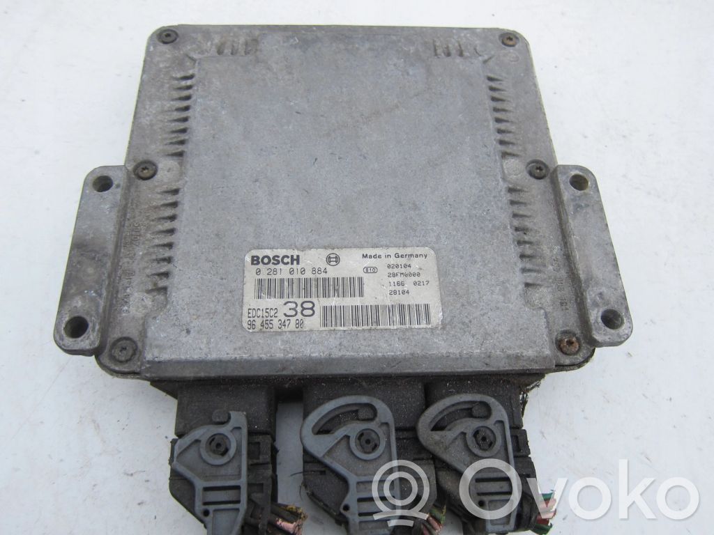 Engine control unit/module   0281010884,9645534780