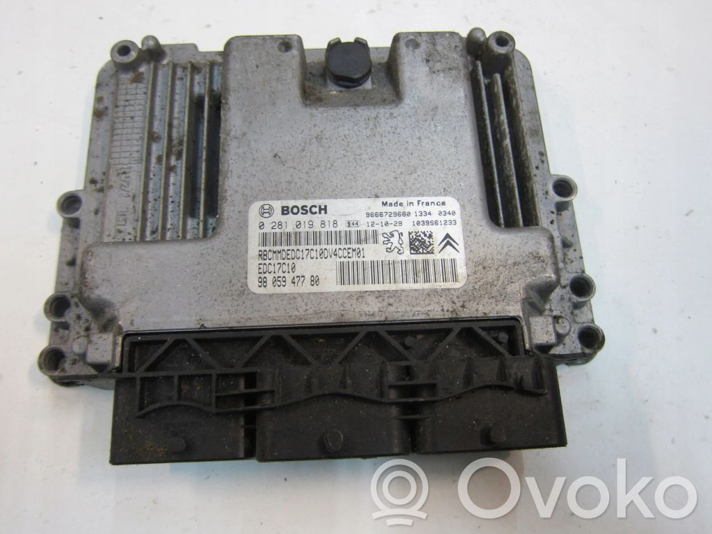 Citroen C2 Engine control unit/module 