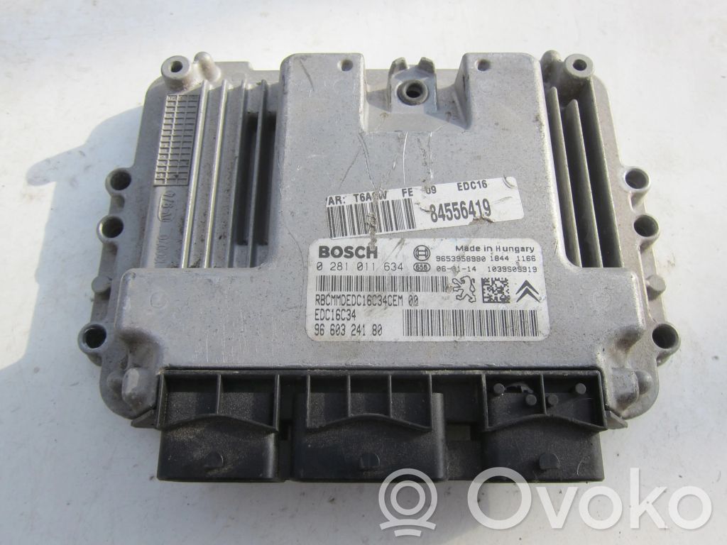 Engine control unit/module   9660324180,0281011634