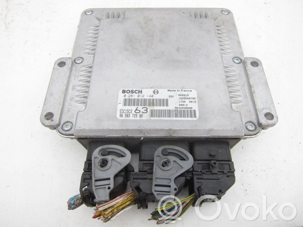 Citroen C4 I Picasso Engine control unit/module 