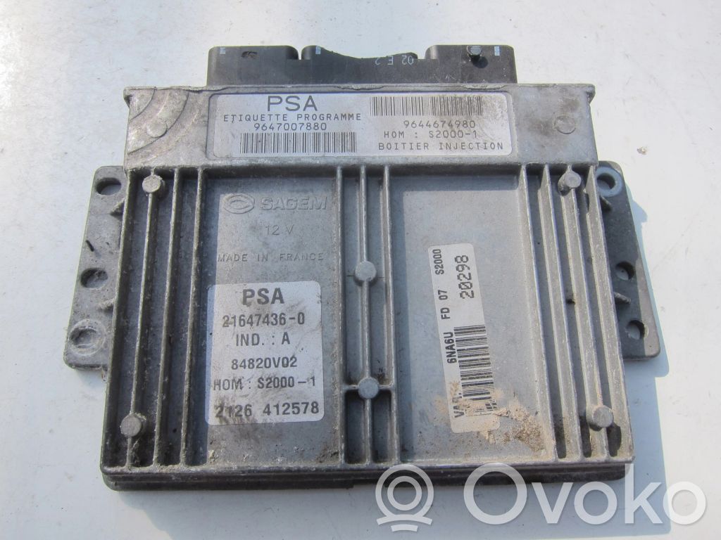 Citroen Xsara Picasso Engine control unit/module 