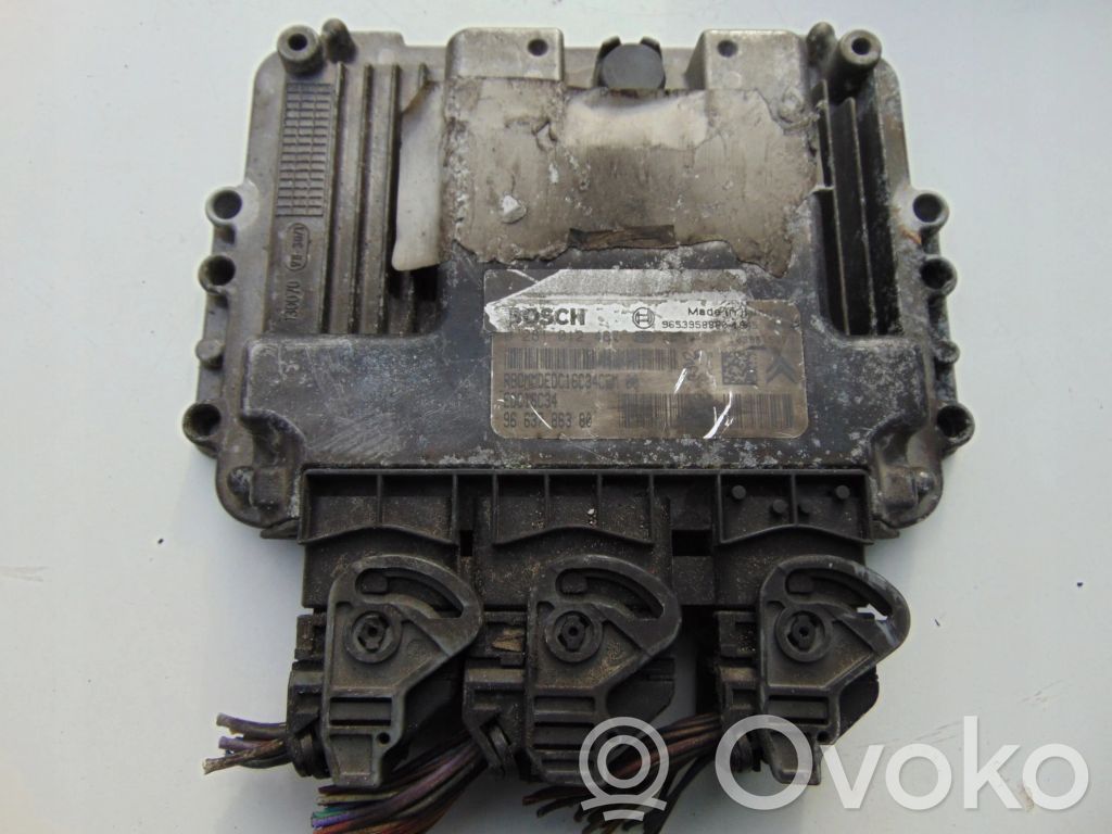 Engine control unit/module   9663786380,0281012467