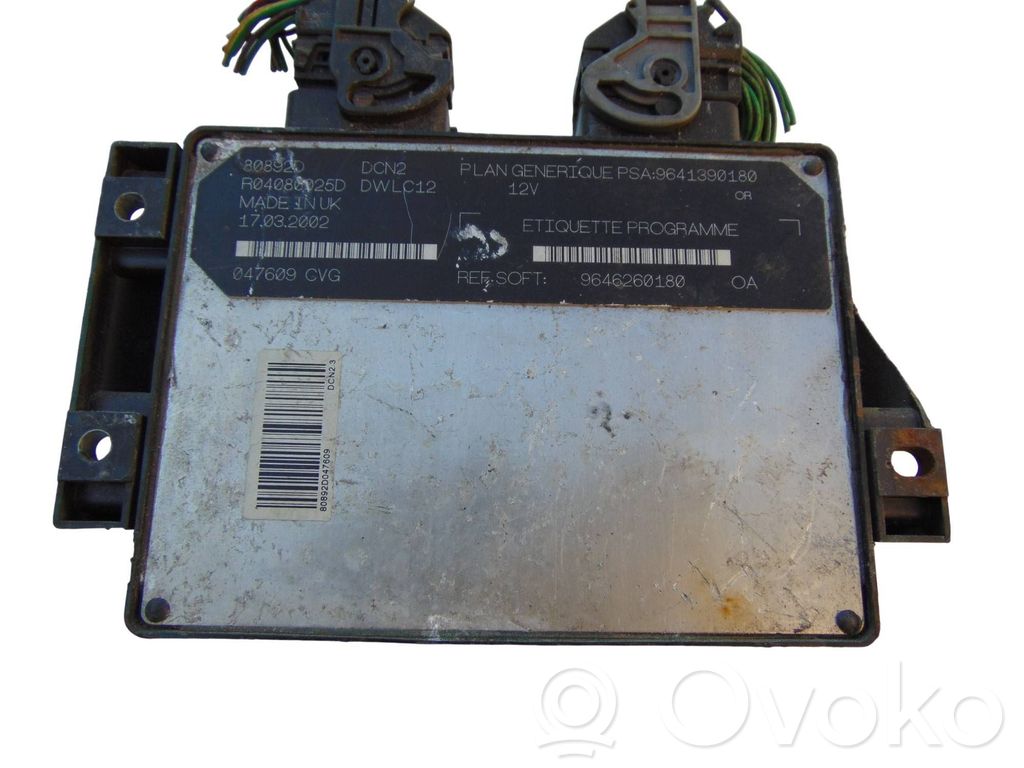 Citroen Berlingo Engine control unit/module 