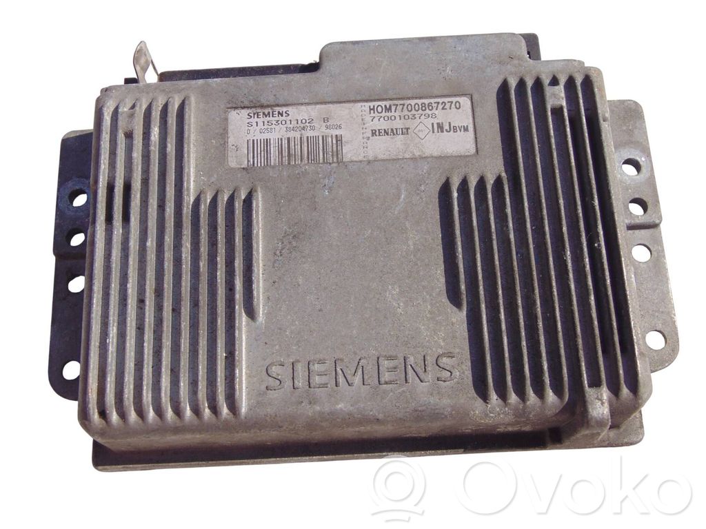Renault Clio II Engine control unit/module 