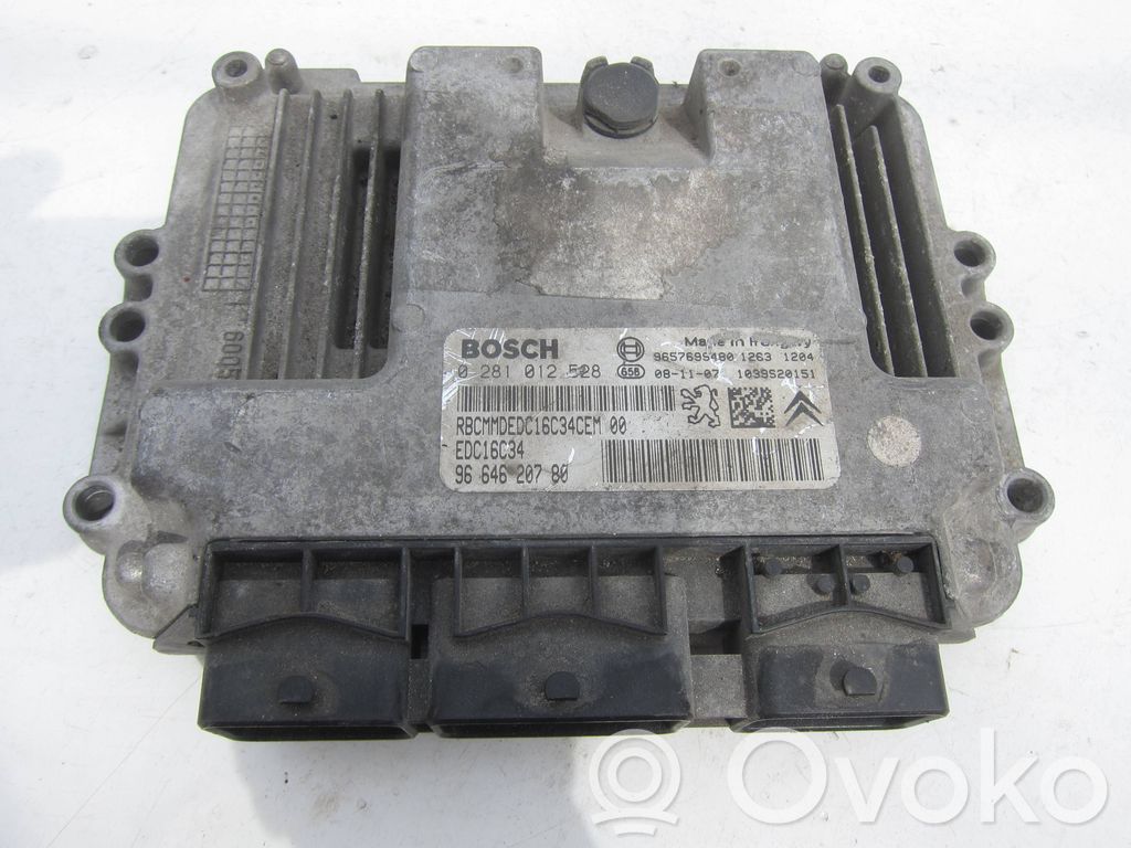 Engine control unit/module ECU   0281012528,9664620780,9657699480,37940