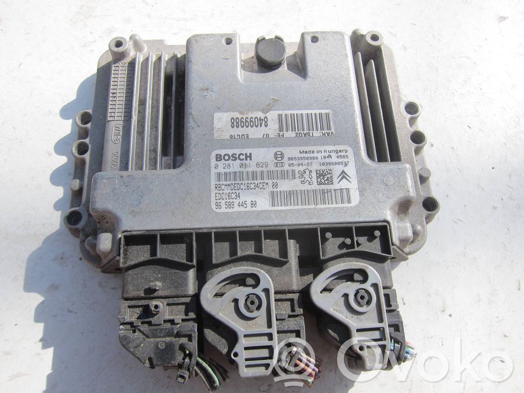 Citroen C4 I Engine control unit/module 