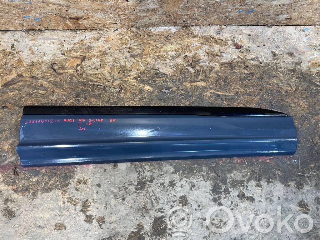 Audi Q7 4M Rivestimento della portiera anteriore (modanatura) 