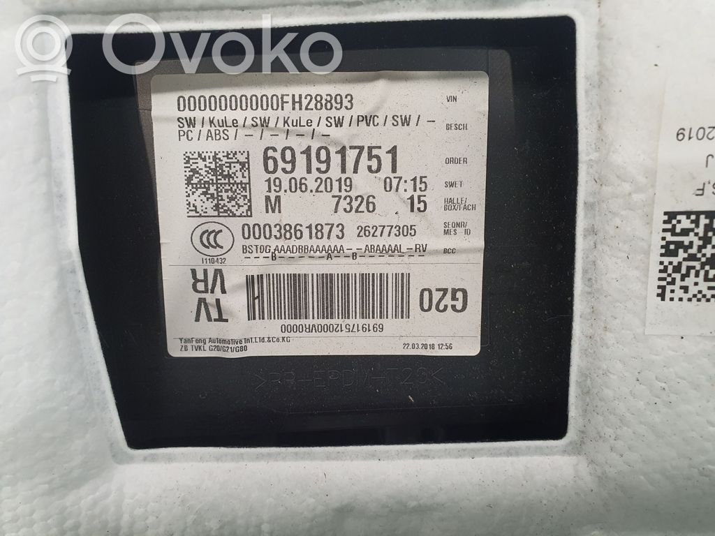 51419460728 BMW 3 G20 G21 Verkleidung Tür vorne, 100.00 € | RRR 