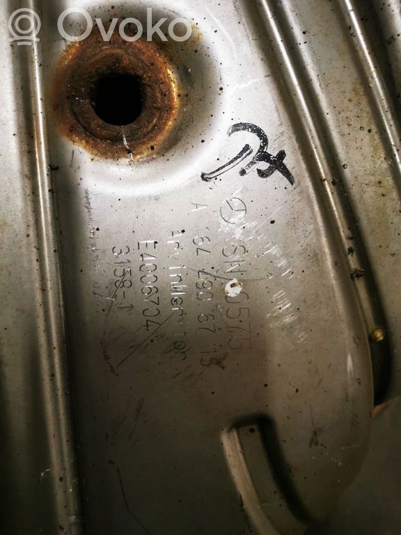 A1644906715 Mercedes-Benz ML W164 Schalldämpfer Auspuff, 200.00  