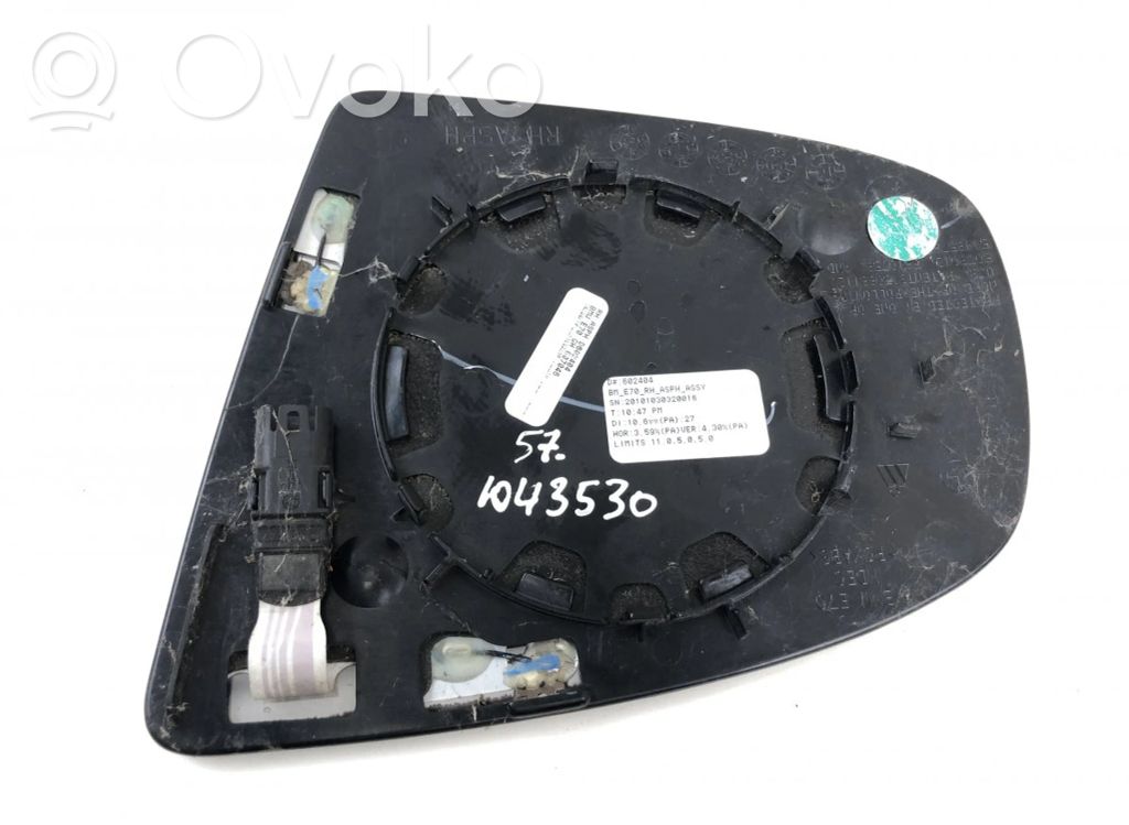 7174982 BMW X5 E70 Spiegelglas Außenspiegel, 153.90 € | RRR 