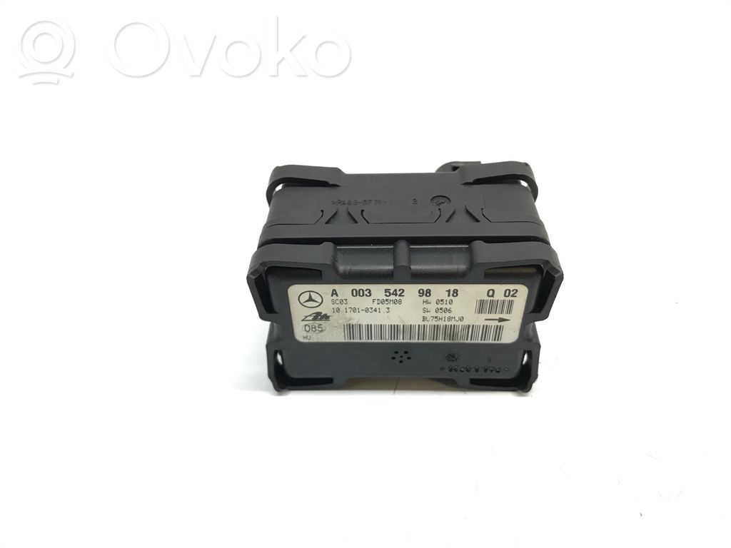 ESP (elektroniskās stabilitātes programmas) sensors (paātrinājuma sensors)