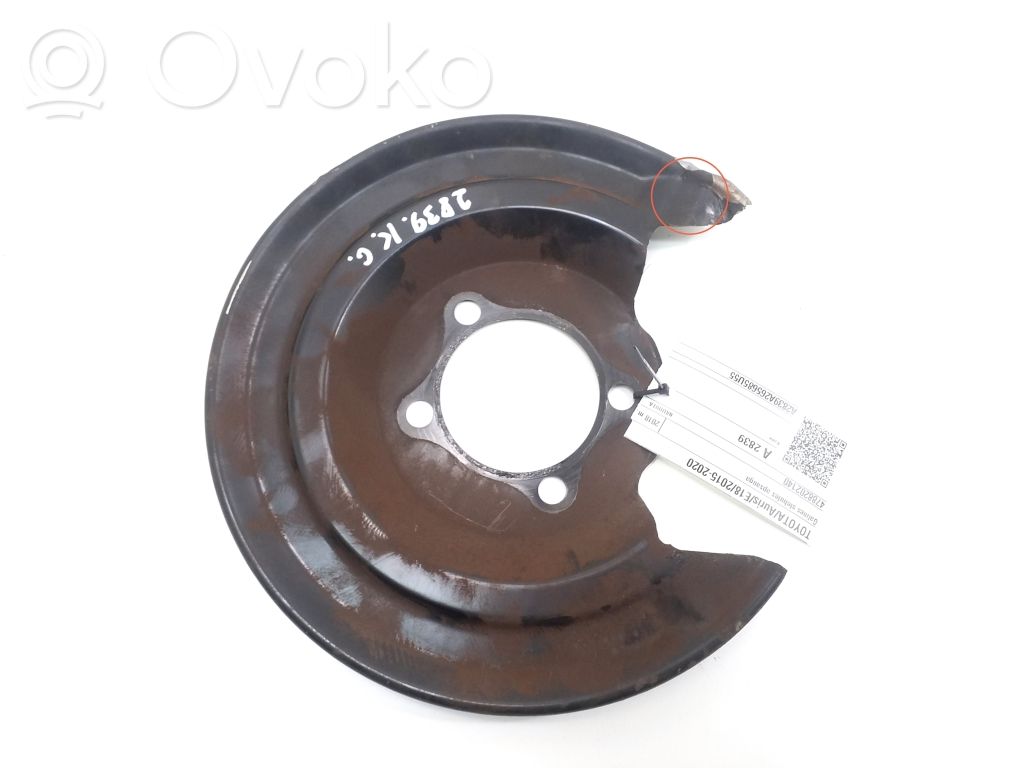 4788202140 Toyota Auris E180 Spritzblech Abdeckblech Ankerblech 