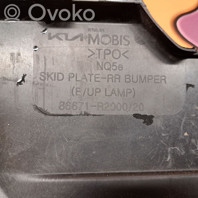 86671R2000 KIA Sportage Spoiler Lippe Stoßstange Stoßfänger hinten  