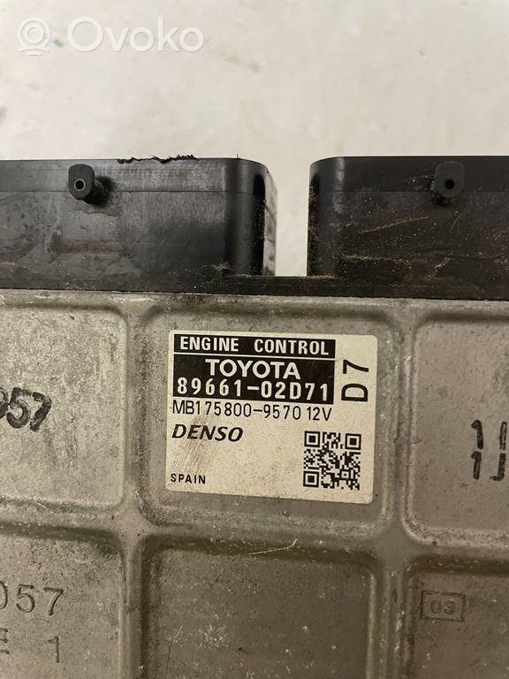 PIK1528 Toyota Auris 150 Sterownik / Moduł ECU 8966102D71