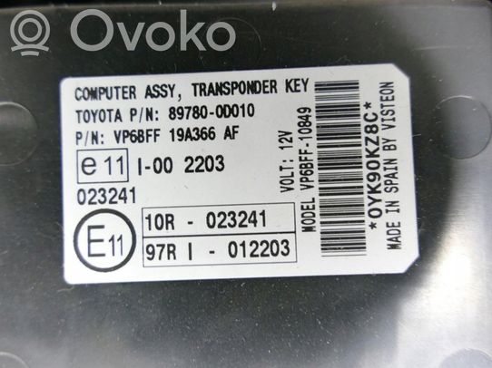 870100D340 Toyota Yaris Interior heater climate box assembly