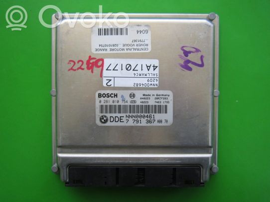 Centralina/modulo motore ECU   7791367,0281010754