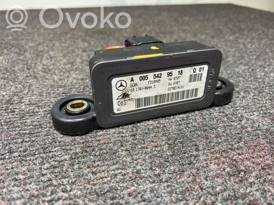 Mercedes-Benz S W221 ESP acceleration yaw rate sensor A0055429518