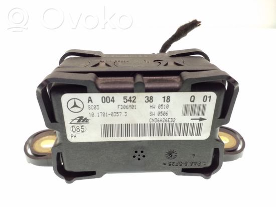 Mercedes-Benz ML W164 ESP acceleration yaw rate sensor A0045423818