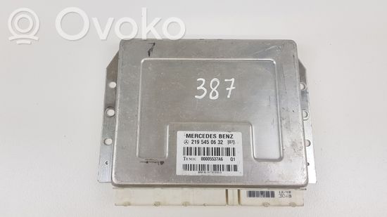 Mercedes-Benz CLS C219 Air suspension control unit module (rear) 2195450632