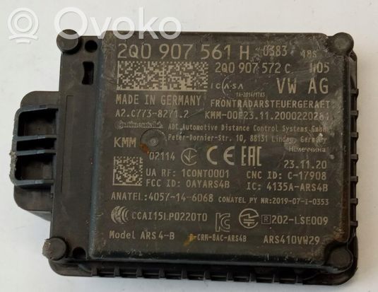 Volkswagen PASSAT B7 Distronic sensor radar 2Q0907561H