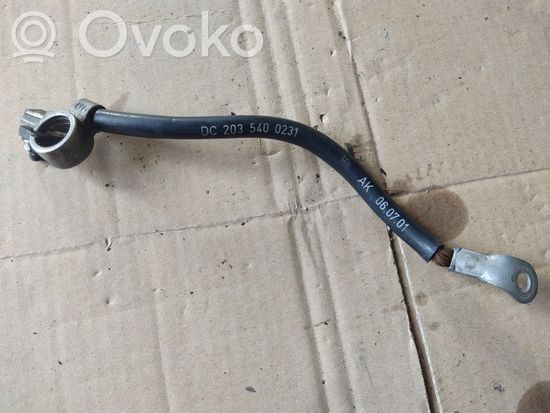 Mercedes-Benz CLK A209 C209 Negative earth cable (battery) DC2035400231
