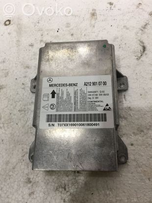 Mercedes-Benz E W212 Airbag control unit/module A2129010700