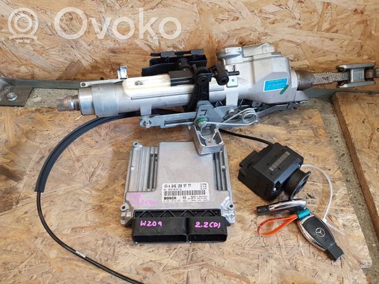 Mercedes-Benz CLK A209 C209 Engine ECU kit and lock set A6461509777