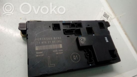 Mercedes-Benz CLS C219 Door control unit/module 2118702185