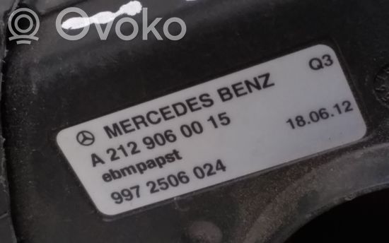 Mercedes-Benz CLS C218 X218 Engine control unit/module fan A2128321345