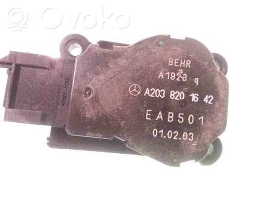 Mercedes-Benz C W203 Air flap motor/actuator A2038201642 EAB501