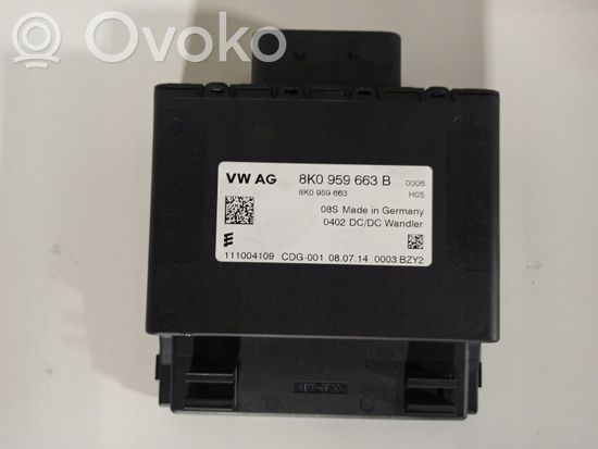 Audi A5 Sportback 8TA Other control units/modules 8K0959663B