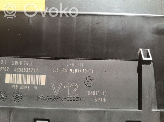 BMW 5 GT F07 Comfort/convenience module 9267470