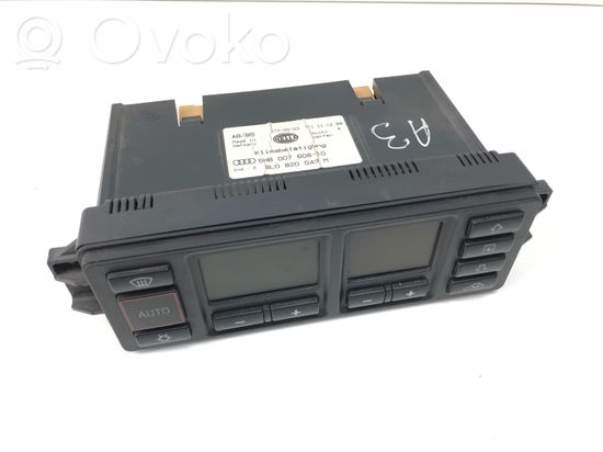 Audi A3 S3 8L Climate control unit 8L0820043M 5HB00760810