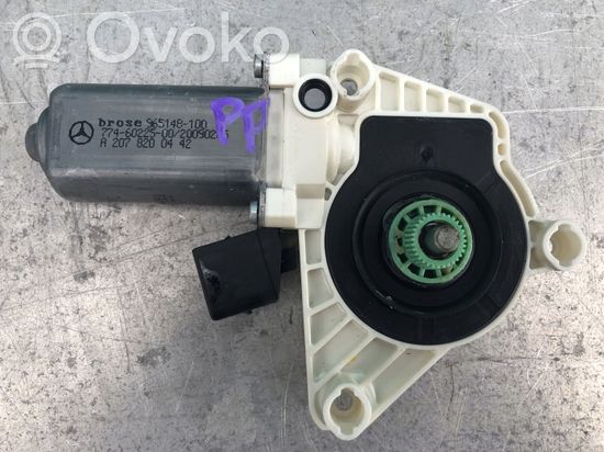 Mercedes-Benz E C207 W207 Front door window regulator motor A2078200442