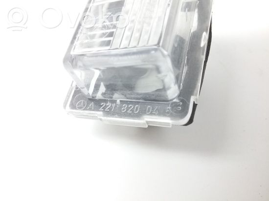Mercedes-Benz E C207 W207 Number plate light A2218200456 165850