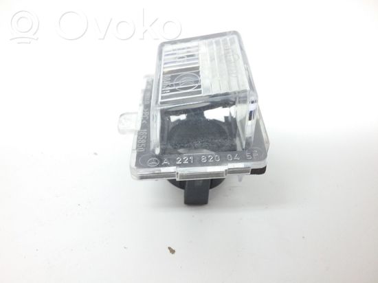 Mercedes-Benz E C207 W207 Number plate light A2218200456 165850