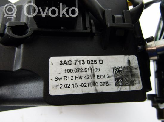 Volkswagen PASSAT CC Gear selector/shifter (interior) 3AC713025D