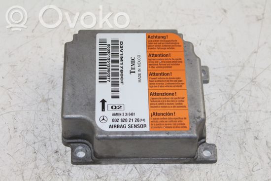 Mercedes-Benz E W210 Airbag control unit/module 0028202126